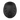 Top view of Salomon Husk Pro matte black helmet showing symmetrical vents and rear dial