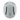 Top view of matte light gray Salomon ski helmet showing black ventilation panels and rear adjustment dial