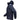 Dark navy Arcteryx Atom Hoody M side view on mannequin showing panel construction