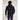 Black Arcteryx Atom Hoody M back view showing vertical brand logo on hood for hiking