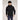 Black Arcteryx Atom Hoody M full-body front view with high collar and embroidered logo