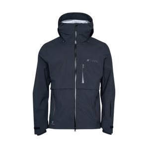 Stoeckli Montero dark navy loose fit all mountain jacket with full zipper and chest pocket
