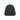 Barts Coler dark green ribbed knit beanie with folded cuff and brown tag