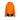 Orange Mammut Eiger Free Pro HS hooded ski jacket with black panel and white logo