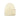 Barts Haveno cream ribbed knit beanie with folded cuff and woven label