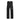 Black Mammut Stoney HS Thermo ski pants front view with reinforced panels
