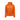 Mammut Broad Peak IN hooded jacket men orange with diagonal stitching and white logo