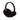 Barts black plush earmuffs with soft fuzzy ear cups and textured headband