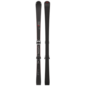 Van Deer H-Power 68 black skis with Dynastart bindings, 168cm length